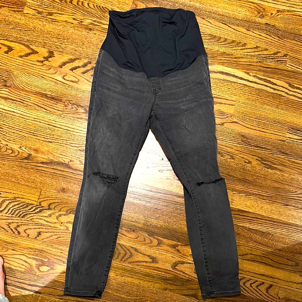 Black Madewell skinny Maternity Jeans